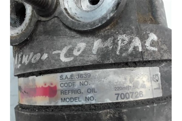 Recambio de compresor aire acond. para daewoo leganza 2.0 cdx referencia OEM IAM 700726  