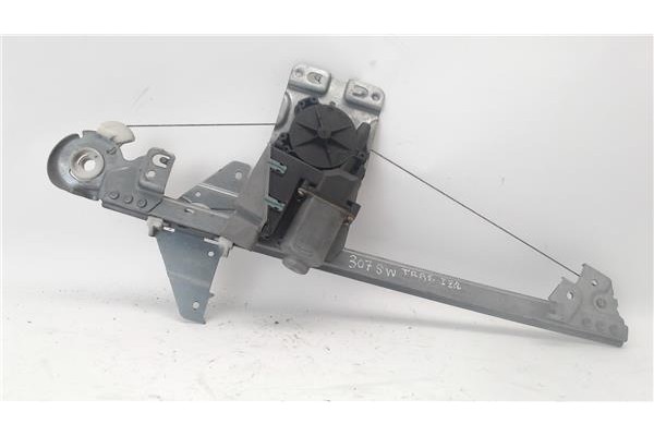 Recambio de elevalunas electrico trasero izquierdo para peugeot 307 break / sw (s1) referencia OEM IAM   