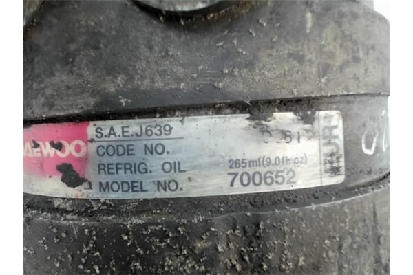 Recambio de compresor aire acond. para daewoo leganza 2.0 cdx referencia OEM IAM 700652  