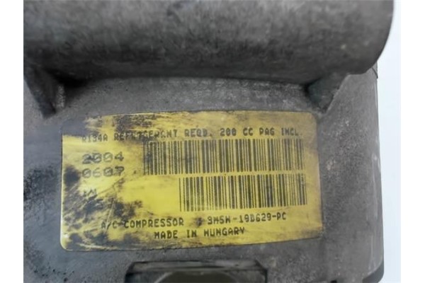 Recambio de compresor aire acond. para ford focus c-max (cap) 1.6 ambiente (d) referencia OEM IAM 3M5W19D629PC  