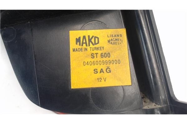 Recambio de piloto trasero derecho para fiat i doblo (119) referencia OEM IAM 40600748   Recambio de piloto trasero derecho para fiat i doblo (119) referencia OEM IAM 40600748