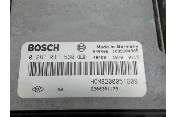 Recambio de centralita para nissan primastar furgón (x83) dci 80 referencia OEM IAM 8200391179 0281011530 