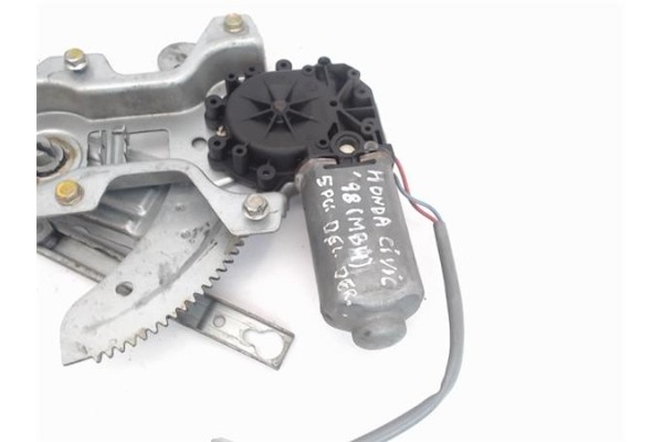 Recambio de mecanismo elevalunas delantero derecho para honda civic berl. 5 (ma/mb) referencia OEM IAM   