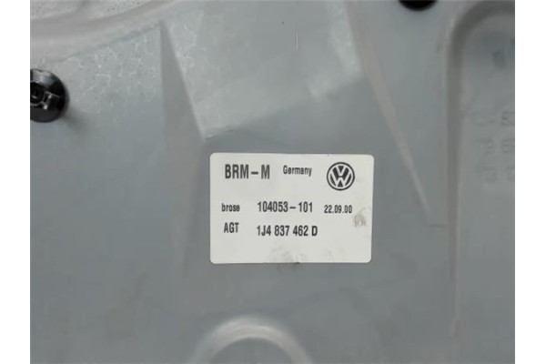 Recambio de elevalunas electrico delantero derecho para volkswagen golf iv berlina (1j1) referencia OEM IAM 1J4837462D LTVK504R 