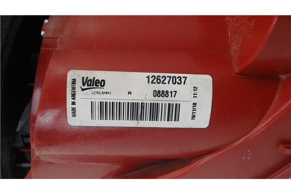 Recambio de piloto trasero derecho para peugeot 206 referencia OEM IAM 12627037   Recambio de piloto trasero derecho para peugeot 206 referencia OEM IAM 12627037