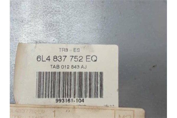 Recambio de elevalunas electrico delantero derecho para seat ibiza (6l1) 1.4 ecomotive referencia OEM IAM 6L4837752EQ 6L4837756S