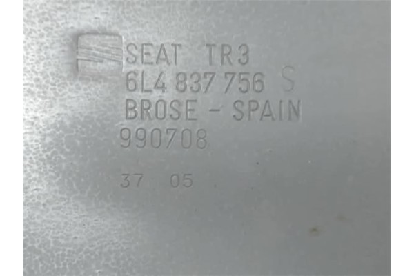 Recambio de elevalunas electrico delantero derecho para seat ibiza (6l1) 1.4 ecomotive referencia OEM IAM 6L4837752EQ 6L4837756S