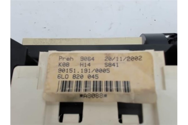 Recambio de mandos calefaccion / a.a. para seat ibiza (6l1) 1.9 sdi referencia OEM IAM 6LO820045  
