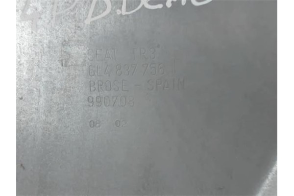 Recambio de elevalunas electrico delantero derecho para seat ibiza (6l1) 1.9 vision referencia OEM IAM 6L4837752AQ 6L4837756P 