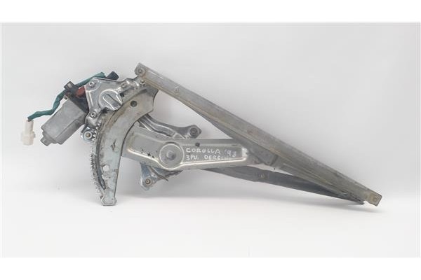 Recambio de mecanismo elevalunas delantero derecho para toyota corolla (e11) referencia OEM IAM 6980112100  
