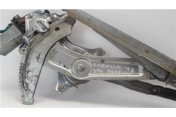 Recambio de mecanismo elevalunas delantero derecho para toyota corolla (e11) referencia OEM IAM 6980112100  
