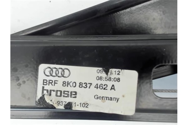 Recambio de mecanismo elevalunas delantero derecho para audi a4 avant (8k5) 2.0 básico referencia OEM IAM 8K0837462A  8K0837462 