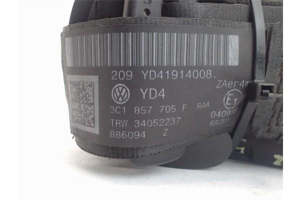 Recambio de cinturon seguridad delantero izquierdo para volkswagen passat berlina (3c2) 2.0 tdi 16v referencia OEM IAM 3c1857705