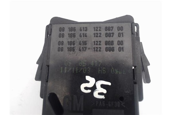 Recambio de mando limpiaparabrisas para opel corsa c referencia OEM IAM 09185417 12268601 (09185417 , OPEL | 1241028 , OPEL | 91