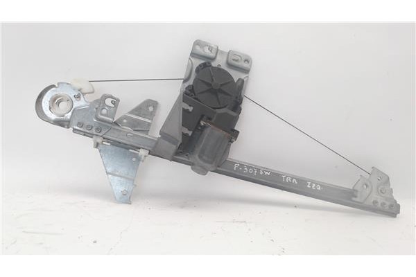 Recambio de elevalunas electrico trasero izquierdo para peugeot 307 break / sw (s1) referencia OEM IAM   