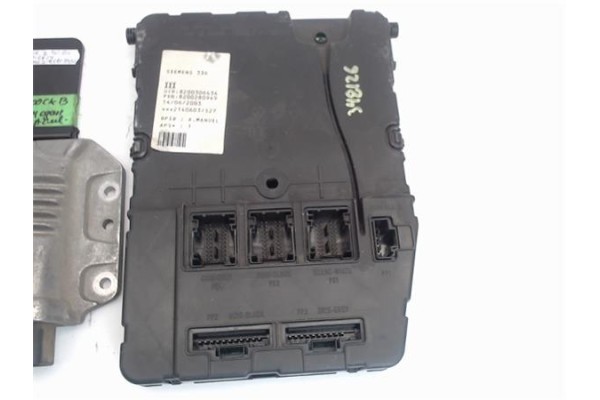 Recambio de centralita para renault megane ii berlina 5p 1.6 confort expression referencia OEM IAM 8200033233 8200298457 