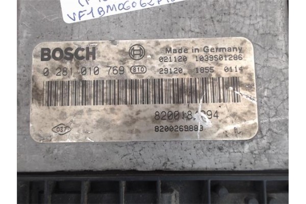 Recambio de centralita para renault megane ii berlina 5p 1.9 confort expression referencia OEM IAM 0281010769 8200305575 