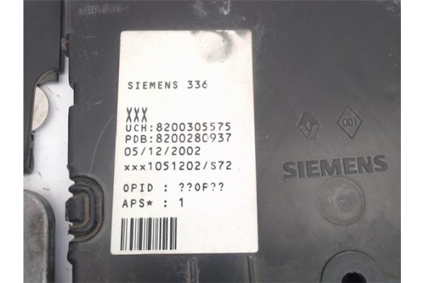 Recambio de centralita para renault megane ii berlina 5p 1.9 confort expression referencia OEM IAM 0281010769 8200305575 
