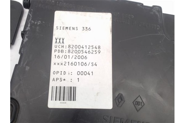 Recambio de centralita para renault megane ii berlina 5p 1.5 confort expression referencia OEM IAM 8200412548 820056863 
