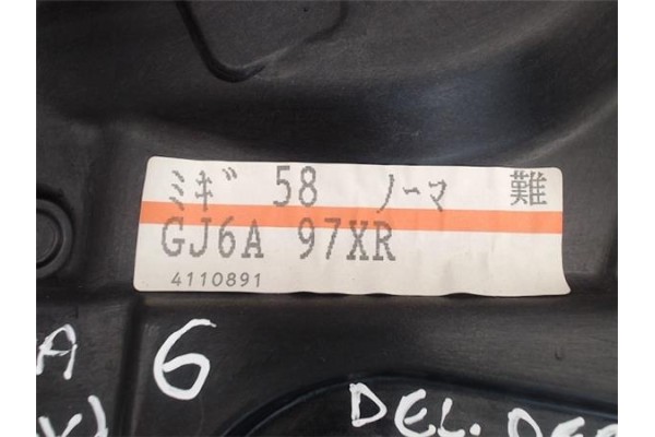 Recambio de elevalunas electrico delantero derecho para mazda 6 berlina (gg) referencia OEM IAM GJ6A97XR  