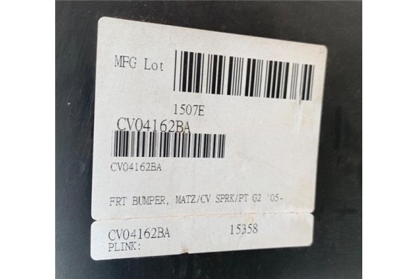 Recambio de paragolpes delantero para chevrolet matiz 1.0 s referencia OEM IAM 96600167 CV04162BA 