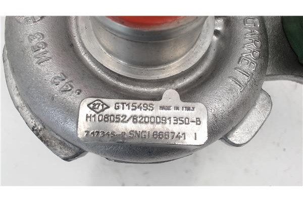 Recambio de turbo para mitsubishi carisma berlina 4 (da0) 1.9 di-d (da5a) referencia OEM IAM 8200091350B h108052 