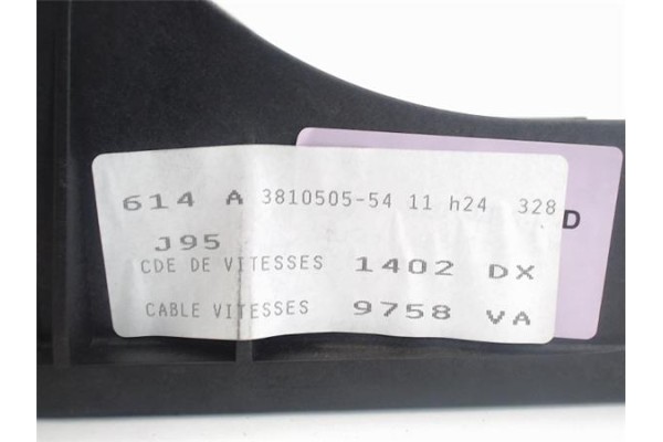 Recambio de conjunto palanca cambio velocidad para renault scenic iii (jz) 1.2 grand expression referencia OEM IAM 614A381050554