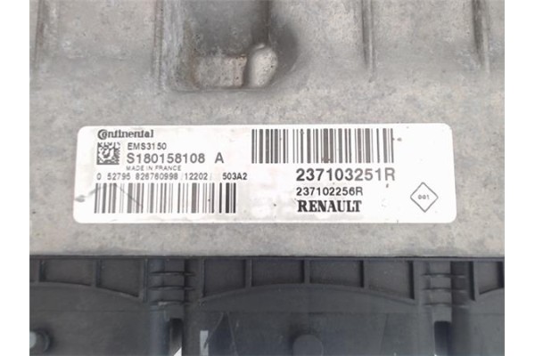 Recambio de centralita para renault scenic iii (jz) 1.2 grand expression referencia OEM IAM 237103251R S180158108A 