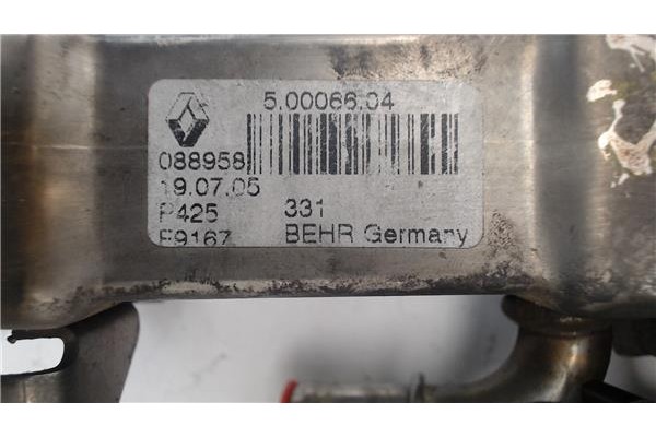 Recambio de enfriador gases egr para renault grand scénic ii (jm0/1_) 1.9 dci (jm12, jm0g) referencia OEM IAM 50006604  
