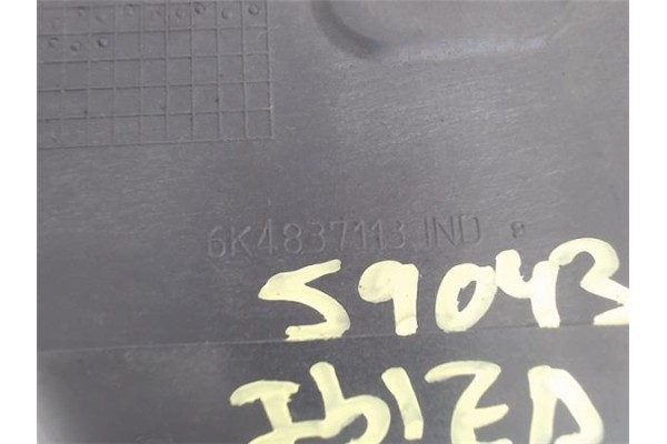 Recambio de manilla int. puerta trasero izquierda para seat ibiza (6k1) 1.4 referencia OEM IAM 6K483911373Y  