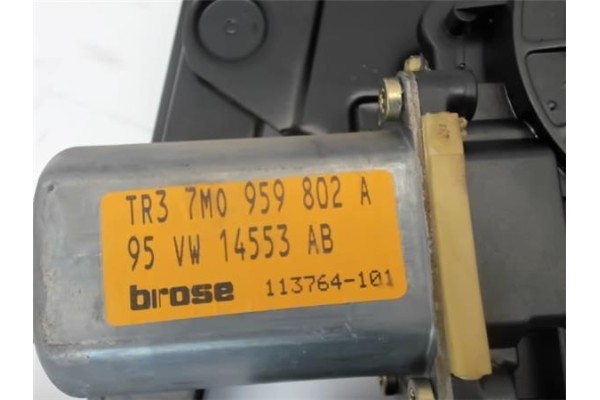 Recambio de mecanismo elevalunas delantero derecho para volkswagen sharan (7m6/7m9) 1.9 advance referencia OEM IAM 7M0959802A  7