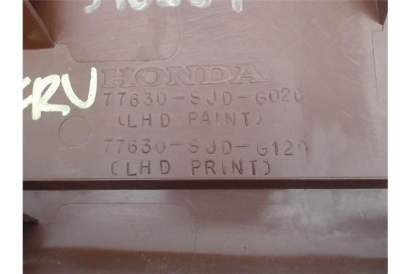 Recambio de rejilla entrada de aire para honda fr-v (be) 2.0 comfort referencia OEM IAM 77630SJDG12ZD  