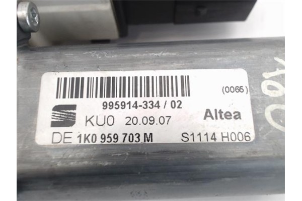 Recambio de motor elevalunas delantero derecho para seat altea (5p1) referencia OEM IAM (1K0959703M)  