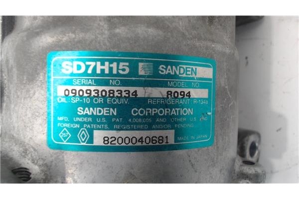 Recambio de compresor aire acond. para mitsubishi carisma berlina 4 (da0) 1.9 di-d (da5a) referencia OEM IAM 8200040681  3061397