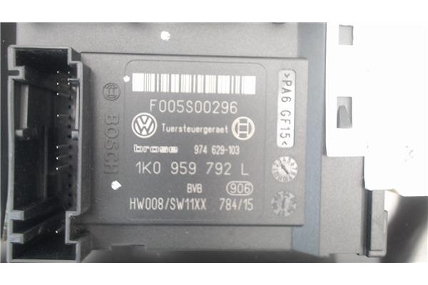 Recambio de mecanismo elevalunas delantero derecho para volkswagen passat berlina (3c2) 2.0 tdi referencia OEM IAM 1k0959792l  