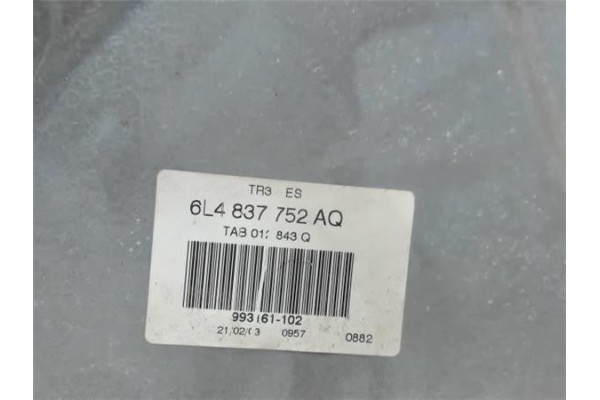 Recambio de elevalunas electrico delantero derecho para seat ibiza (6l1) referencia OEM IAM 6L4837752  