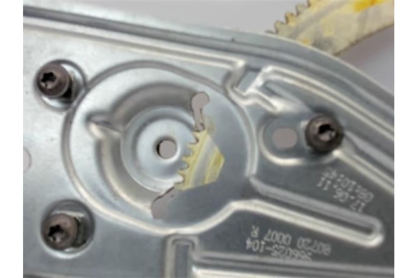 Recambio de mecanismo elevalunas delantero derecho para renault scenic iii (jz) referencia OEM IAM   