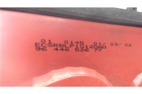 Recambio de piloto trasero izquierdo para peugeot 406 berlina (s1/s2) referencia OEM IAM 9644652677  