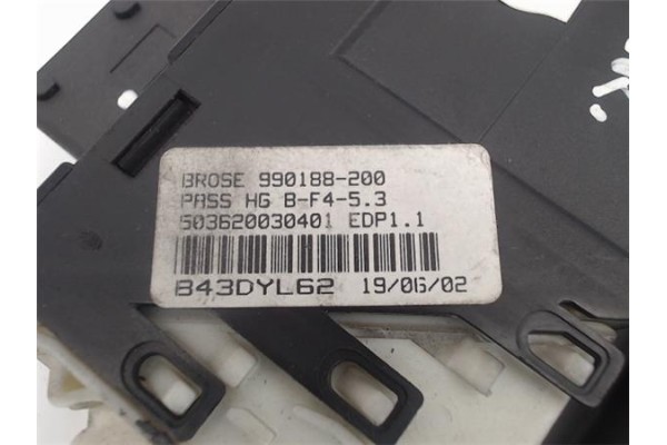 Recambio de motor elevalunas delantero derecho para citroen c5 berlina referencia OEM IAM 9221P7 37551 