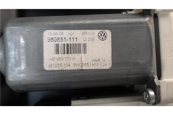 Recambio de elevalunas electrico delantero izquierdo para volkswagen passat berlina (3c2) 2.0 tdi 16v referencia OEM IAM 1K09597