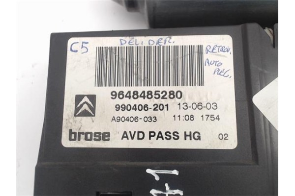 Recambio de motor elevalunas delantero derecho para citroen c5 berlina referencia OEM IAM (9648485280) (990188-200) 