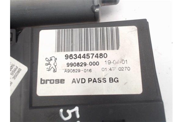 Recambio de motor elevalunas delantero derecho para peugeot 307 berlina (s2) referencia OEM IAM (9634457480) (990183-100)  