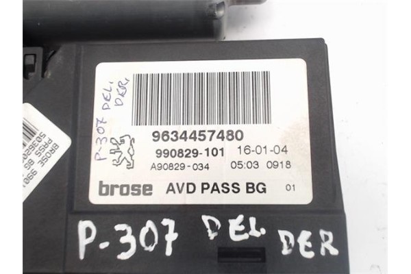Recambio de motor elevalunas delantero derecho para peugeot 307 break / sw (s1) referencia OEM IAM (9634457480) (0130821766)  