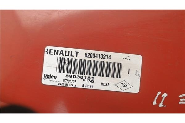 Recambio de piloto trasero izquierdo para renault megane ii berlina 5p referencia OEM IAM 8200413214 89038181 