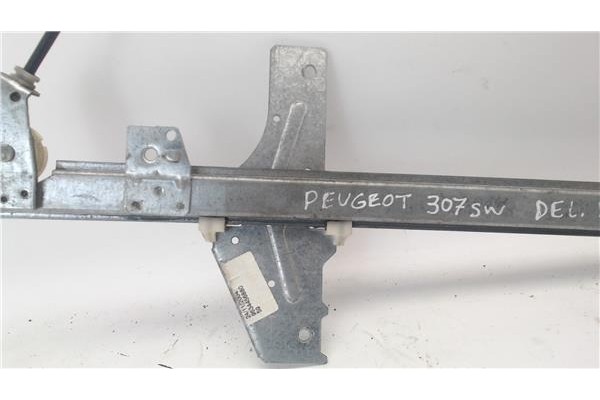 Recambio de mecanismo elevalunas delantero derecho para peugeot 307 break / sw (s1) referencia OEM IAM 9634456880  