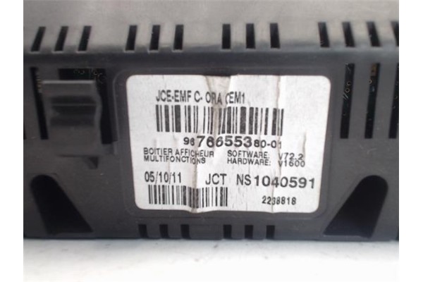 Recambio de reloj horario para peugeot 3008 1.6 hdi referencia OEM IAM 2238818  