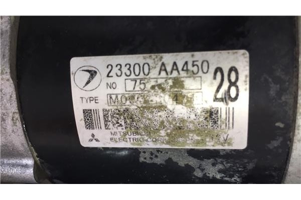 Recambio de motor arranque para subaru impreza sedán (gc) 2.0 referencia OEM IAM 23300AA450 28 23300AA381 , SUBARU | 23300AA280 