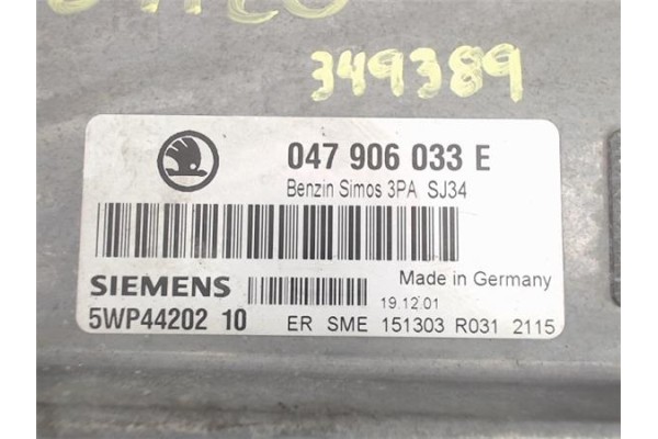Recambio de centralita para skoda fabia (6y2/6y3) 1.4 referencia OEM IAM   