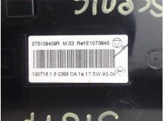 Recambio de mandos climatizador para renault scenic iii (jz) 1.2 grand expression referencia OEM IAM 275109409R T1001909K 