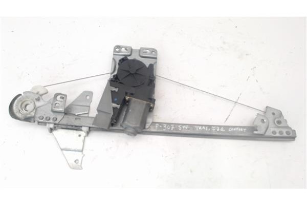 Recambio de elevalunas electrico trasero izquierdo para peugeot 307 break / sw (s1) referencia OEM IAM   